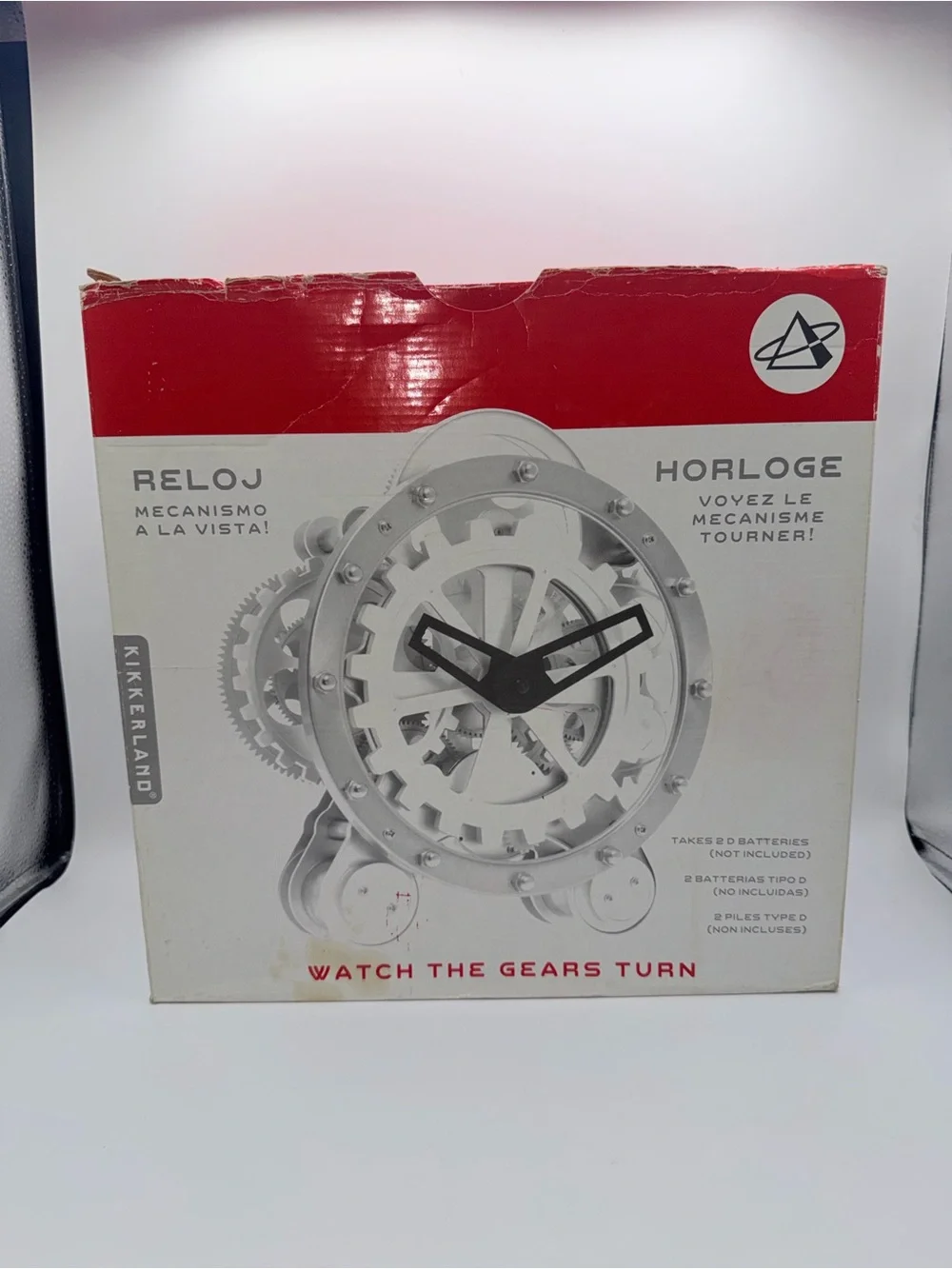 Kikkerland Moving Gear Clock
